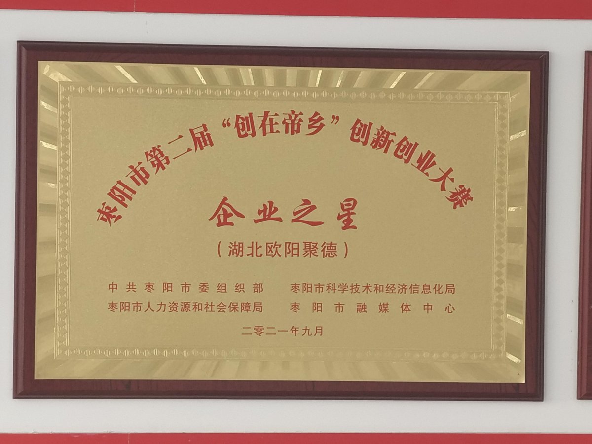 第二届创在帝乡创新创业大赛企业之星 2021